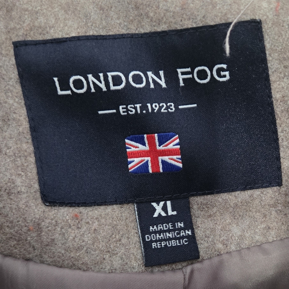 London Fog Zip-Front Sherpa Lined Hood Wool Jacke… - image 8